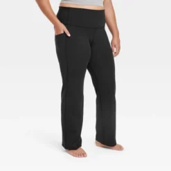 Women's Brushed Sculpt Pocket Straight Leg Pants 31.5" - All In Motion™ -Trendy Women GUEST ae71c0f3 b56b 43c7 b118 d1407971ae14