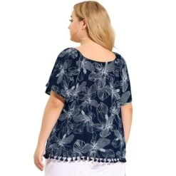 Agnes Orinda Women's Plus Size Blouse Floral Off Shoulder Tassel Hem Casual Top 9 Agnes Orinda Women's Plus Size Blouse Floral Off Shoulder Tassel Hem Casual Top -Trendy Women GUEST aefd6ab0 d206 46a0 9041 829568165b9d