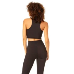Anne Cole Active - Women's High Neck Crop Top