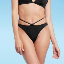 Women's Strappy High Leg Extra Cheeky Bikini Bottom - Shade & Shore™ -Trendy Women GUEST b0783829 98b8 48b0 9c33 a69bde0a0e94