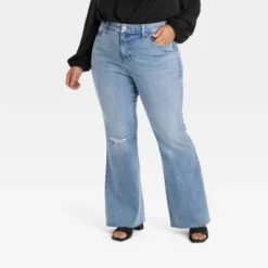 Women's High-Rise Relaxed Flare Jeans - Ava & Viv™ -Trendy Women GUEST b14b2583 92db 489c a105 ec4e26afd31f