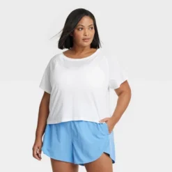 Women's Core Boxy Athletic T-Shirt - All In Motion™ -Trendy Women GUEST b31a499a ec26 4c59 9a82 ecac362b14b1