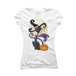 Junior's Design By Humans Bewitching Black Halloween Kitty Cat By LittleBunnySunshine T-Shirt 10 Junior's Design By Humans Bewitching Black Halloween Kitty Cat By LittleBunnySunshine T-Shirt -Trendy Women GUEST b4c920f4 24bb 42d7 8ed7 3cb3f77a41a9
