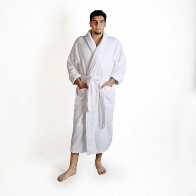 Men's Ultra-Absorbent Cotton Bathrobe By Blue Nile Mills 11 Men's Ultra-Absorbent Cotton Bathrobe By Blue Nile Mills - Image 11