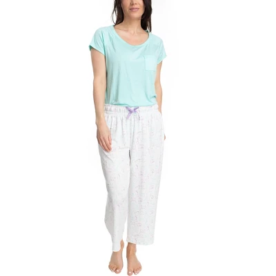 Hanes Womens Sweet Dreams 2 Piece Pajama Set 4 Hanes Womens Sweet Dreams 2 Piece Pajama Set - Image 4