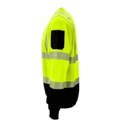 RefrigiWear High Visibility Hi Vis ANSI Type R, Class 3 Breathable Safety Crewneck Sweatshirt With Reflective Tape -Trendy Women GUEST b702e90a 6870 4026 8c62 dd548c09e1be