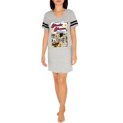 Smart & Sexy Women's Oversized Graphic V-Neck Sleep Shirt 7 Smart & Sexy Women's Oversized Graphic V-Neck Sleep Shirt - Image 7