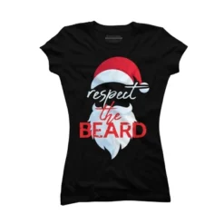 Junior's Design By Humans Respect The Beard Santa Claus Funny Christmas By ILCreative T-Shirt 7 Junior's Design By Humans Respect The Beard Santa Claus Funny Christmas By ILCreative T-Shirt -Trendy Women GUEST b7b7c098 9c66 41d5 a5aa d343c1d4760d