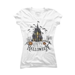 Junior's Design By Humans Happy Halloween By Darkstroke T-Shirt 5 Junior's Design By Humans Happy Halloween By Darkstroke T-Shirt -Trendy Women GUEST b8f99942 3386 4e7e 8568 38f0ced870b7