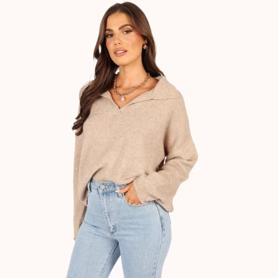 Petal And Pup Womens Shay Collar Knit Sweater 3 Petal And Pup Womens Shay Collar Knit Sweater - Image 3