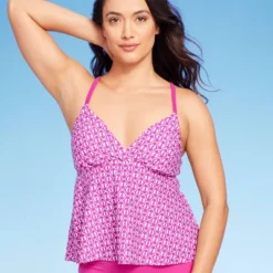 Women's Crossback Tankini Top - Kona Sol™ Pink -Trendy Women GUEST bb06e940 8c35 40fc af3c 57516a05066f