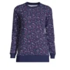 Lands' End Women's Serious Sweats Crewneck Long Sleeve Sweatshirt Tunic