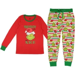 Dr. Seuss Womens' The Grinch Who Stole Christmas New Nice Lounge Pajama Sets 11 Dr. Seuss Womens' The Grinch Who Stole Christmas New Nice Lounge Pajama Sets -Trendy Women GUEST bef5d218 99db 40c9 995f 052f8db70562