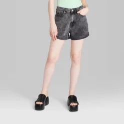 Women's Super-High Rise Rolled Cuff Jean Shorts - Wild Fableā¢