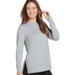 Jockey Women's French Terry Sweatshirt -Trendy Women GUEST c12a6dd8 b655 4da8 aa85 30dc7c50c3c0