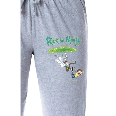 Rick And Morty Womens' TV Show Series Portal Character Sleep Pajama Pants Grey 1 Rick And Morty Womens' TV Show Series Portal Character Sleep Pajama Pants Grey