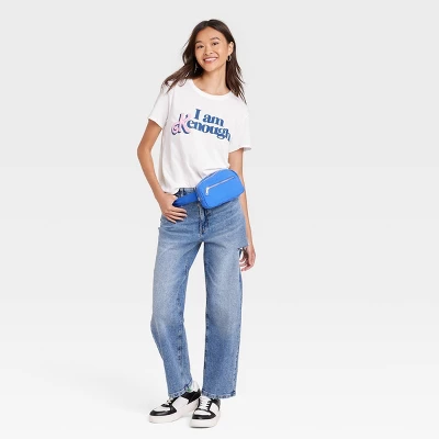 Women's Barbie "Kenough" Short Sleeve Graphic T-Shirt - White 2 Women's Barbie "Kenough" Short Sleeve Graphic T-Shirt - White - Image 2