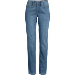 Lands' End Lands' End Women's Tall Recover Mid Rise Boyfriend Blue Jeans -Trendy Women GUEST c8ddd7b5 d6a1 43c6 a98f c7b4bc62cf79