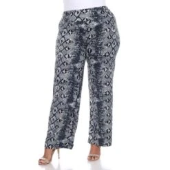 Women's Plus Size Printed Palazzo Pants - White Mark -Trendy Women GUEST cbc6fed4 b548 4ce8 842c fc1d70f57eae