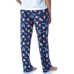 Nickelodeon Womens' Avatar The Last Airbender Chibi Character Pajama Pants Blue -Trendy Women GUEST cc5dcfe7 f094 48a6 9441 6c3172b0fc10