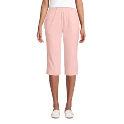 Lands' End Women's Sport Knit High Rise Elastic Waist Pull On Capri Pants 32 Lands' End Women's Sport Knit High Rise Elastic Waist Pull On Capri Pants -Trendy Women GUEST cd1c0ddb 4fd8 4875 b88c 544138133387