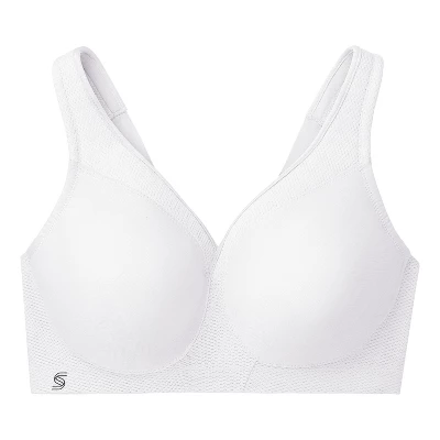 Glamorise Womens MagicLift Seamless Sports Wirefree Bra 1006 White 3 Glamorise Womens MagicLift Seamless Sports Wirefree Bra 1006 White - Image 3