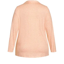 Women's Plus Size Button Through Sleep Top - Pink | AVENUE -Trendy Women GUEST cf5728ec 85e5 41ac 848f e57f8d77e4b7