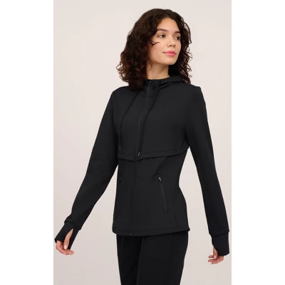 90 Degree By Reflex Womens Wonderlink Fleece Lined Arctic Blast Hooded Jacket 1 90 Degree By Reflex Womens Wonderlink Fleece Lined Arctic Blast Hooded Jacket