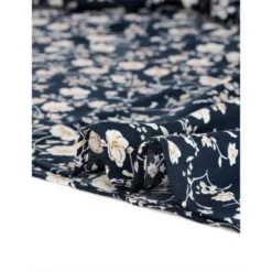 Agnes Orinda Women's Plus Size Self Tie Ruffle Pleated Floral Blouse -Trendy Women GUEST d0d6fab8 1c2d 4e6d 915d 01c8f4f0bc8f