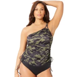 Swimsuits For All Women’s Plus Size Adjustable One Shoulder Tankini Top 6 Swimsuits For All Women’s Plus Size Adjustable One Shoulder Tankini Top -Trendy Women GUEST d24d4703 1528 4ea2 b354 50cd73e7c657