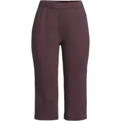 Lands' End Women's Sport Knit High Rise Elastic Waist Pull On Capri Pants 30 Lands' End Women's Sport Knit High Rise Elastic Waist Pull On Capri Pants -Trendy Women GUEST d2ee4cba 9d84 458a bcc9 b78a15185bd0