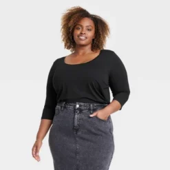 Women's Elbow Sleeve Tunic T-Shirt - Ava & Viv™ 7 Women's Elbow Sleeve Tunic T-Shirt - Ava & Viv™ -Trendy Women GUEST d300d32d 69f6 4a2c b57e 6bfe90d520e2