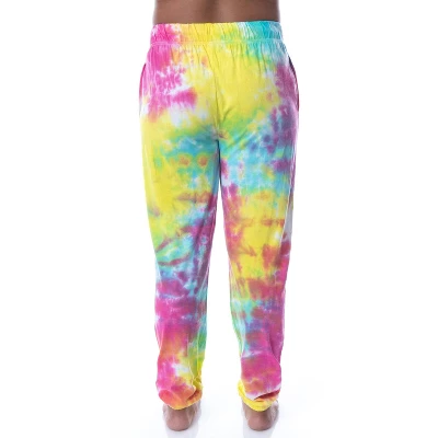 Gossip Girl Womens' TV Show Tie-Dye XOXO Sleep Jogger Pajama Pants Multicolored 1 Gossip Girl Womens' TV Show Tie-Dye XOXO Sleep Jogger Pajama Pants Multicolored