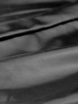 Allegra K Faux Leather Pants For Women's Drawstring High Waist Joggers Casual Tapered Trousers 4 Allegra K Faux Leather Pants For Women's Drawstring High Waist Joggers Casual Tapered Trousers - Image 4