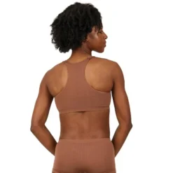 Capezio Women's Seamless Racerback Sports Bra