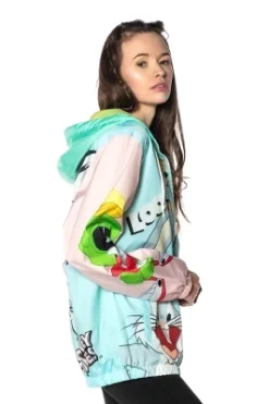 Members Only Women's Looney Tunes Colorblock Windbreaker Jacket -Trendy Women GUEST d65760a6 4f04 4ab8 a4a6 355ad61d8626
