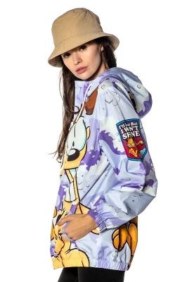 Members Only Women's Garfield Camo Windbreaker Jacket 1 Members Only Women's Garfield Camo Windbreaker Jacket