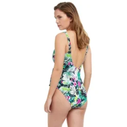 Profile By Gottex Beautiful Day V-Neck Surplice Ruffle One Piece