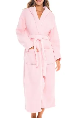 Women's Classic Winter Robe, Hooded Cozy Plush Fleece Bathrobe -Trendy Women GUEST d7cda95e bdef 4ed5 ac26 2ef8bdcd1ae8