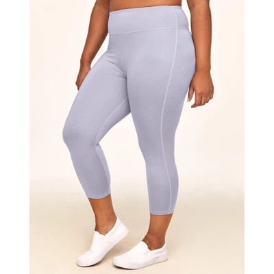 Adore Me Women's Haley Heathered Crop Legging Activewear 3 Adore Me Women's Haley Heathered Crop Legging Activewear - Image 3