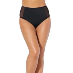 Swimsuits For All Women’s Plus Size High Waist Mesh Bikini Brief -Trendy Women GUEST dc3d4188 4179 4ded b8b3 0433285b447c