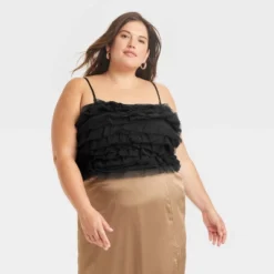 Women's Tiny Tulle Tank Top - A New Day™ -Trendy Women GUEST dee52f7d c1c1 4468 990a 7d50b48e0c63