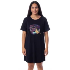 Disney Womens' Aladdin Movie Princess Jasmine Nightgown Sleep Pajama Shirt Black 5 Disney Womens' Aladdin Movie Princess Jasmine Nightgown Sleep Pajama Shirt Black -Trendy Women GUEST e0d253db a125 4cdd aada 656ad95cd690