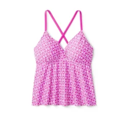 Women's Crossback Tankini Top - Kona Sol™ Pink -Trendy Women GUEST e1e51249 5a1b 4a92 a65f d8b2615ff88a