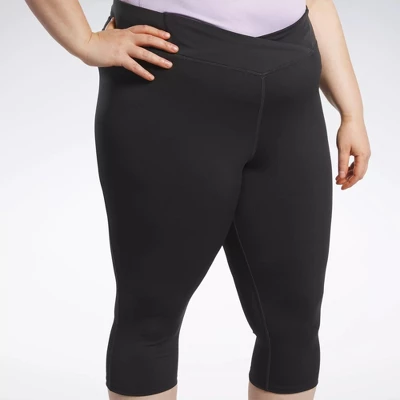 Reebok Workout Ready Basic Capri Leggings (Plus Size) 3 Reebok Workout Ready Basic Capri Leggings (Plus Size) - Image 3