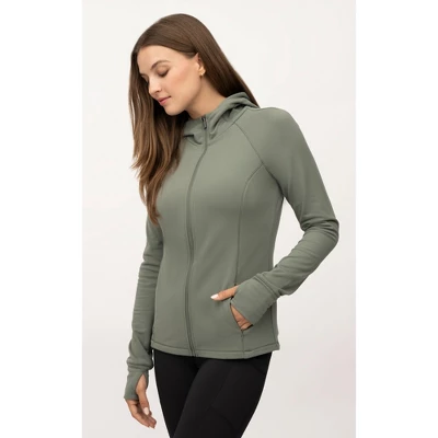 Yogalicious Womens Polarlux Black Diamond Hoodie Jacket 1 Yogalicious Womens Polarlux Black Diamond Hoodie Jacket