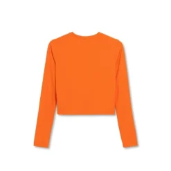 Liberty & Justice Women's Long Sleeve Cropped Rash Guard - Orange -Trendy Women GUEST e2ebcf73 5e84 4393 828b 71e056e078e4