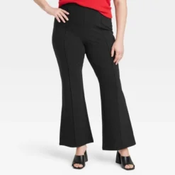Women's High-Rise Pull-On Flare Pants - A New Day™ -Trendy Women GUEST e3451b68 494f 4495 8ac8 107924b26b7a