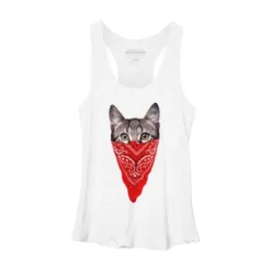 Women's Design By Humans Gangster Cat By Clingcling Racerback Tank Top -Trendy Women GUEST e365ad33 d936 4452 8eab 2c6dcf2cdd58