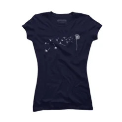 Junior's Design By Humans Dandelion In The Wind By Gegogneto T-Shirt -Trendy Women GUEST e3980463 6aa7 4693 b876 f65b251d49b9